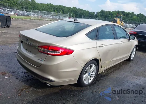 2018 Ford Fusion Hybrid Se z USA, uszkodzony, nr VIN 3FA6P0LU8JR206601